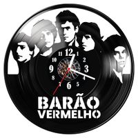 Zegar ścienny z płyty winylowej Barao Vermelho 840.14