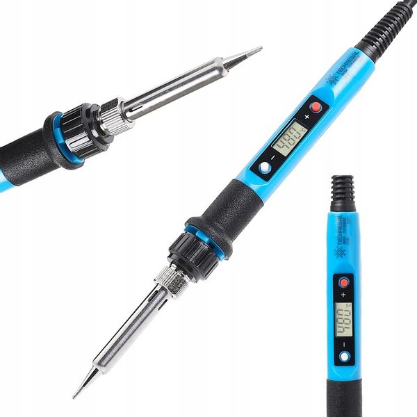 PRECYZYJNA LUTOWNICA TECHREBAL TBC80W Z LCD 80W + ZESTAW AKCESORIÓW 14W1 zdjęcie 8