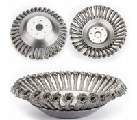 DRUCIAK TARCZA SZCZOTKA DRUCIANA DO KOSY PODKASZARKI CHWASTY KOSTKA