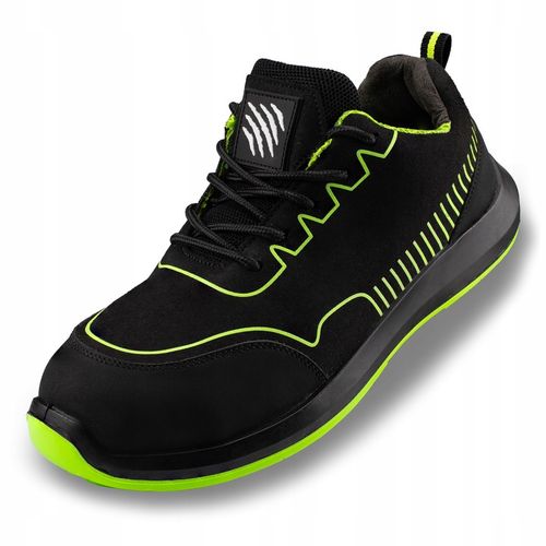 BUTY ROBOCZE MĘSKIE PÓŁBUTY SPORTOWE ODDYCHAJĄCE Z NOSKIEM S1 BHP LEKKIE na Arena.pl