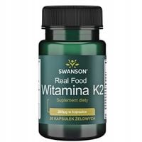 SWANSON WITAMINA K2 200 MK-7 NATTO serce KOŚCI K2 30 kapsułek STAWY