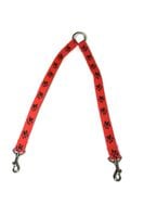 A-160 ROZDZIELACZ DO SMYCZY ŁAPKI  20mm/40cm Kolor - łapki czerwony
