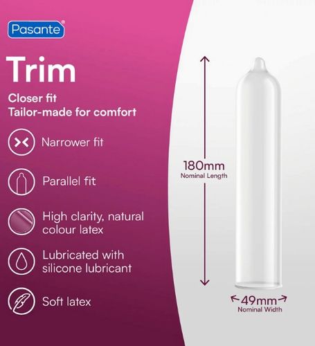 Prezerwatywy Pasante Trim - 3szt. na Arena.pl