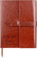 Notatnik A5 notes planer skórzany PERSONALIZACJA GRAWER prezent dla dziadka
