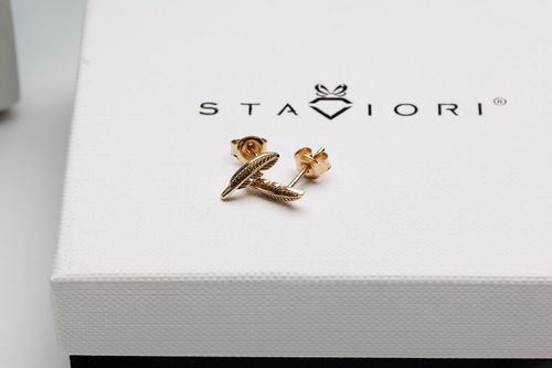 Złote kolczyki Staviori na Arena.pl