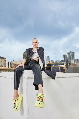 Crocs Damskie Buty Chodaki Platforma Classic Crush 207521 Clog 37-38 na Arena.pl