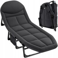 Łóżko Turystyczne Składane Polowe Leżak Kanadyjka Leżanka Stabilne 150kg UV