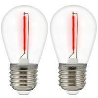 Żarówki LED 2-pak do girlandy zew. Neon 32218 Polux 36V czerwone