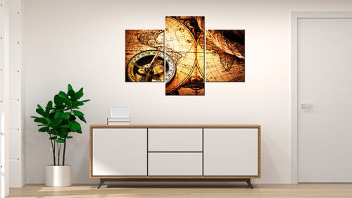 Fotoobraz 90X60 Stara Mapa Świata na Arena.pl