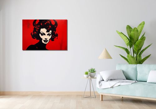 Obraz 90x60cm Czerwona Diablica na Arena.pl