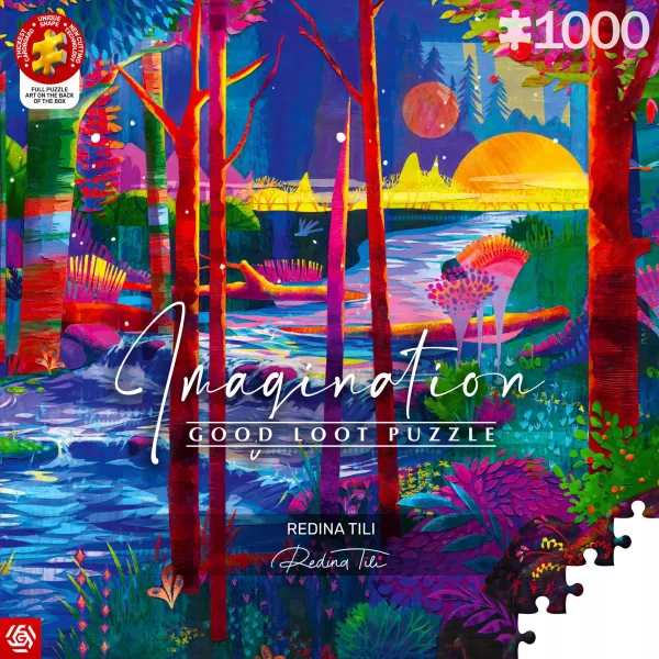Puzzle 1000 elementów. Imagination. Redina Tili, Sleeping Giants zdjęcie 3