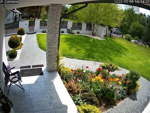 Kamera Zewnętrzna IP WiFi 5MPx 5MP Czarna Wykrywanie ludzi, AUDIO na Arena.pl