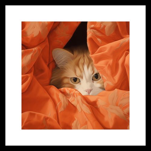 Plakat 20x20cm Ukryty Kot na Arena.pl