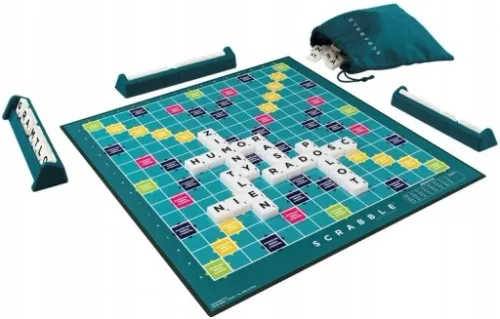 NA PREZENT GRA SCRABBLE ORIGINAL Y9616 wersja polska gra słowna + GRATIS na Arena.pl