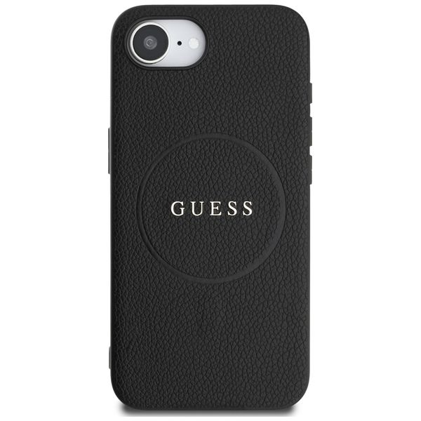 etui guess grained ring magsafe do       iphone 16e czarny zdjęcie 3