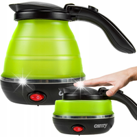 CZAJNIK TURYSTYCZNY EKELKTRYCZNY SKŁADANY SYLIKONOWY GUMOWY 0,5L 750W