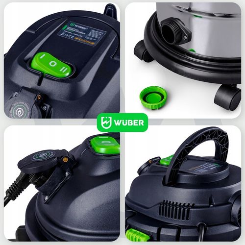 ODKURZACZ PRZEMYSŁOWY WARSZTATOWY MOKRO SUCHO HEPA POPIÓŁ GIPS MOCNY na Arena.pl