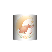 Abażur EKO - Śpiąca Sarenka (morelowa)