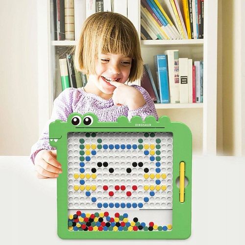 TABLICA MAGNETYCZNA MagPad MONTESSORI DINOZAUR DINOBOARD MAGNETYCZNE WOOPIE na Arena.pl