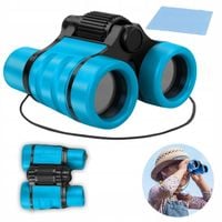 Lornetka Dla Dzieci Do Obserwacji 4x30 Mała Kompaktowa Odporna Prezent