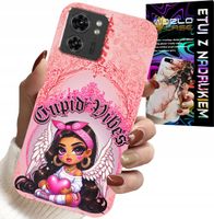 ETUI DO MOTOROLA EDGE 40 - CUPID VIBES Z UROCZĄ ANIOŁKIEM PLECKI