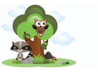 60X40CM SOWA SZOP OBRAZ