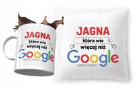 Zestaw Dla Jagny Poduszka + Kubek Na Prezent Z Nadrukiem Ze Zdjęciem