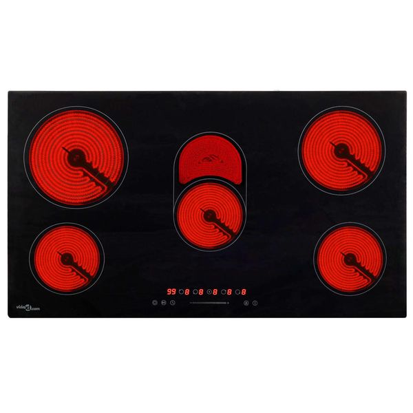 Płyta ceramiczna z 5 palnikami, dotykowa, 77 cm, 8500 W zdjęcie 2