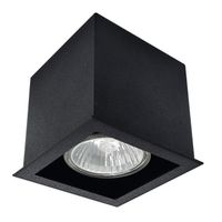 Wpuszczana lampa natynkowa Cage 1078 Shilo kostka czarna