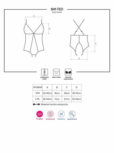 Body - Obsessive 841-TED-1 S/M na Arena.pl