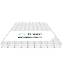 Poliwęglan wielokomorowy 2000x2100 bezbarwny 16 mm 7H