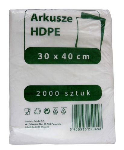 arkusz hdpe 30x40cm 2000szt na Arena.pl