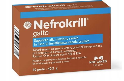 Nefrokrill gatto 30 tabletek NBF LANES - Prawidłowe Funkcjonowanie Nerek na Arena.pl