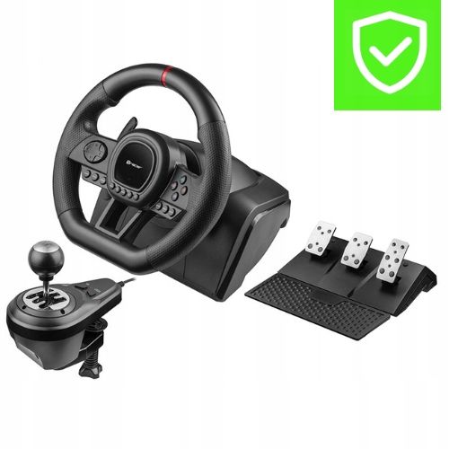 Kierownica gracza SimRacer MANUAL GEARBOX Zestaw 6w1 PC XBOX PS4 PS3 na Arena.pl