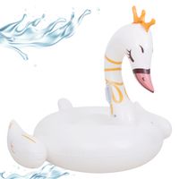 Materac koło pompowane łabędź Sunclub dmuchane do pływania na basen 155cm