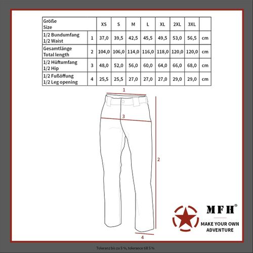 Spodnie Cargohose "Defense" szare M na Arena.pl
