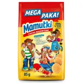 Mamutki - Ciastka Biszkoptowe bez Dodatku Cukru 85g