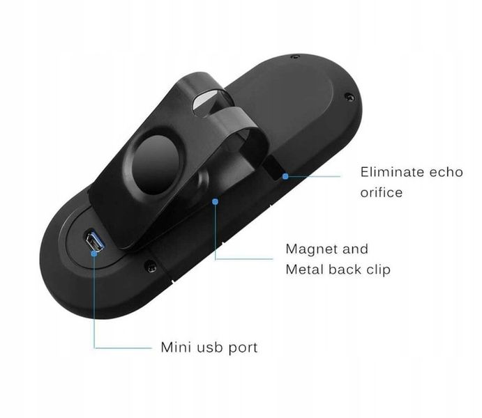 ZESTAW GŁOŚNOMÓWIĄCY SAMOCHODOWY BLUETOOTH 5.0 EDR zdjęcie 14