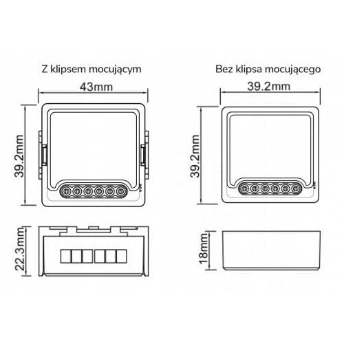 MODUL OXT MINI 3 OBWODY ZIGBEE TUYA PRZEKAZNIK SMART na Arena.pl