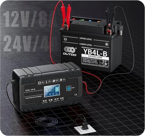 PROSTOWNIK AUTOMATYCZNY Z FUNCJĄ NAPRAWY 12V 24V LED ŁADOWARKA AKUMULATORÓW na Arena.pl