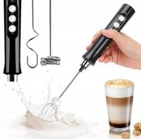 SPIENIACZ DO MLEKA KAWY AKUMULATOROWY MIKSER TRZEPACZKA 3w1 MOCNY WYDAJNY