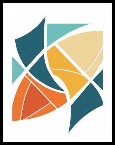 Plakat 60x80cm Geometria Wiatru na Arena.pl