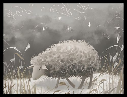 Plakat 40x30cm Bujna Owca na Arena.pl