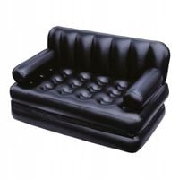 Materac dwuosobowy Bestway 152 x 188 x 64 cm czarny super sofa rozkładana
