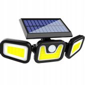 Lampa Solarna Cob Czujnik Ruchu I Zmierzchu 100Led