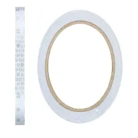 Taśma biała 8m odblaskowa na rower motor samochód samoprzylepna