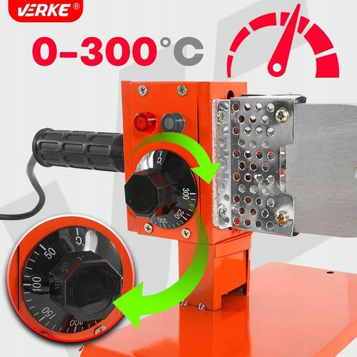 ZGRZEWARKA POLIFUZYJNA DO ZGRZEWANIA RUR PP PCV 800W MOCNA + MATRYCE ZESTAW na Arena.pl