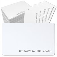 100 sztuk KARTA ZBLIŻENIOWA RFID 125kHz UNIQUE EM4100 - do kontroli dostepu