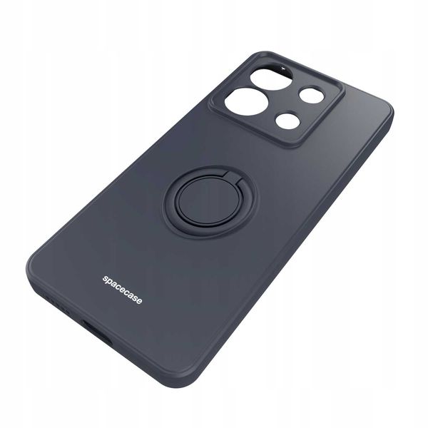 Spacecase Silicone Ring Poco X6 / Rm Note 13 Pro 5G Black zdjęcie 6
