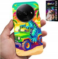 ETUI DO XIAOMI REDMI A3 - DINOZAUR W CIĘŻARÓWCE WZORY DLA DZIECI